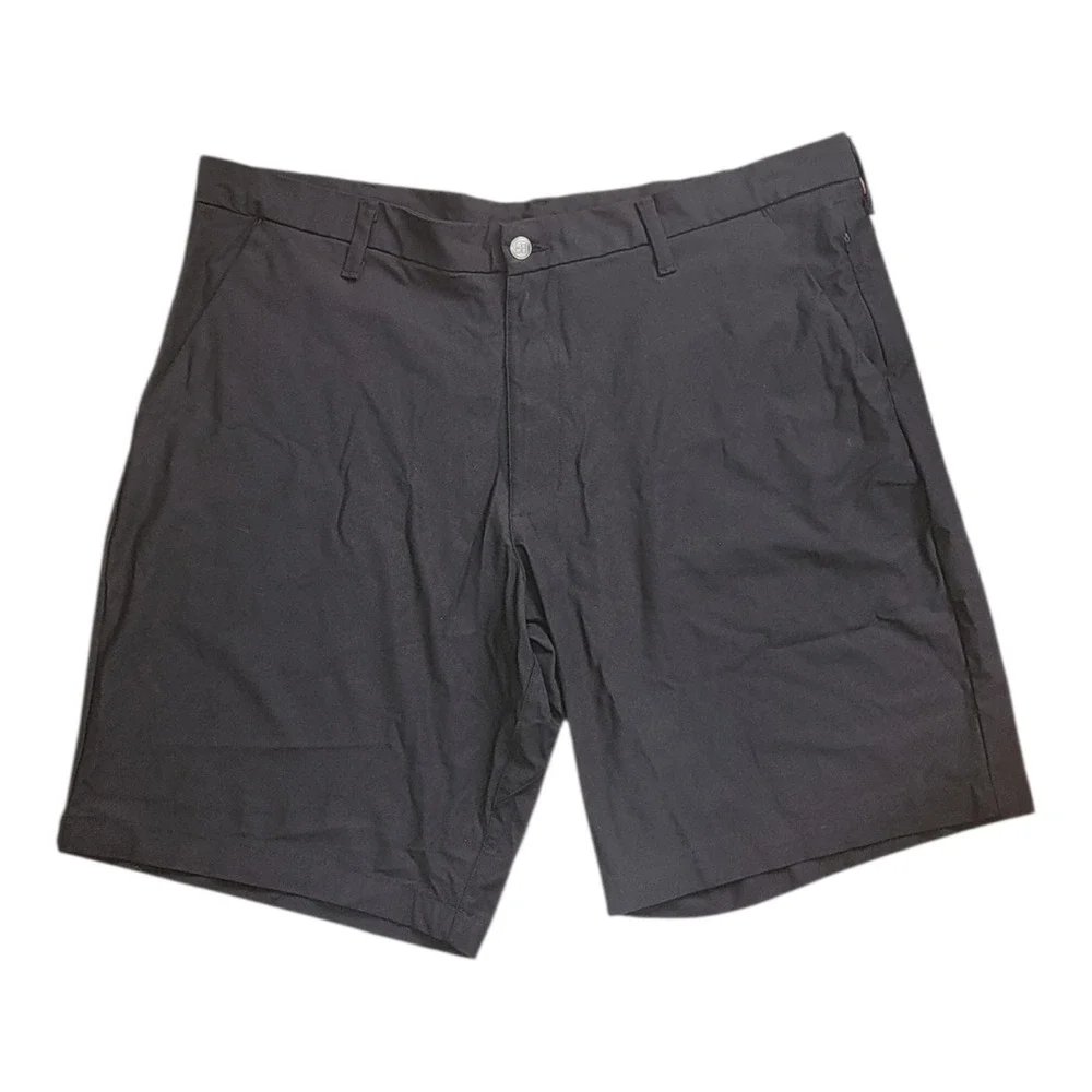 Swisstech Shorts Mens‎ Size 40 Solid Black Pockets Casual Chino Performance